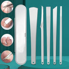 5 Pieces Pedicure Knife Set with Storage Case