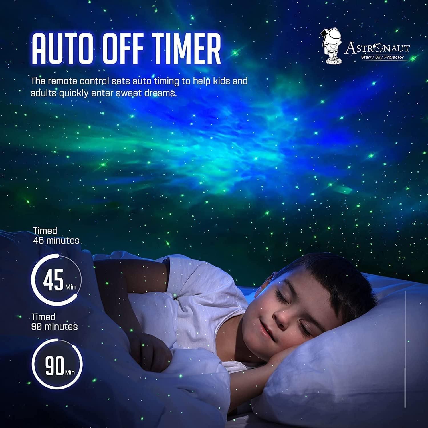 Astronaut Light Projector – 360° Galaxy Star Projector with Timer & Remote Control, Ideal for Bedroom Ceiling, Home Decor, and Parties (Corded Electric)