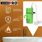 Auto Cut-Off Instant Water Heater | Portable Electric Geyser for Bathroom, Kitchen, Office, Saloon & Home | Shockproof Fast Heating Mini Hot Water Device | Energy Efficient (1 Unit)
