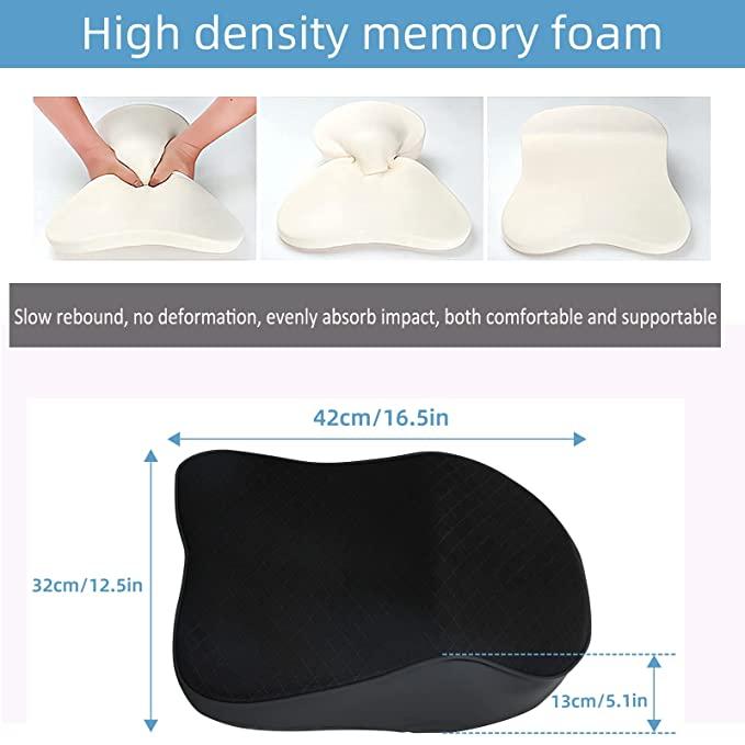 Frido Ultimate Car Neck Rest Pillow | Ultrasoft Pillow for Comfortable Car Rides | Superior Neck Support Cushion | Relieves Neck Pain | Hi-Per Foam Head Rest Pillow with Washable Velvet Cover | Black