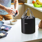 Cylindrical Insulated Lunch Bag