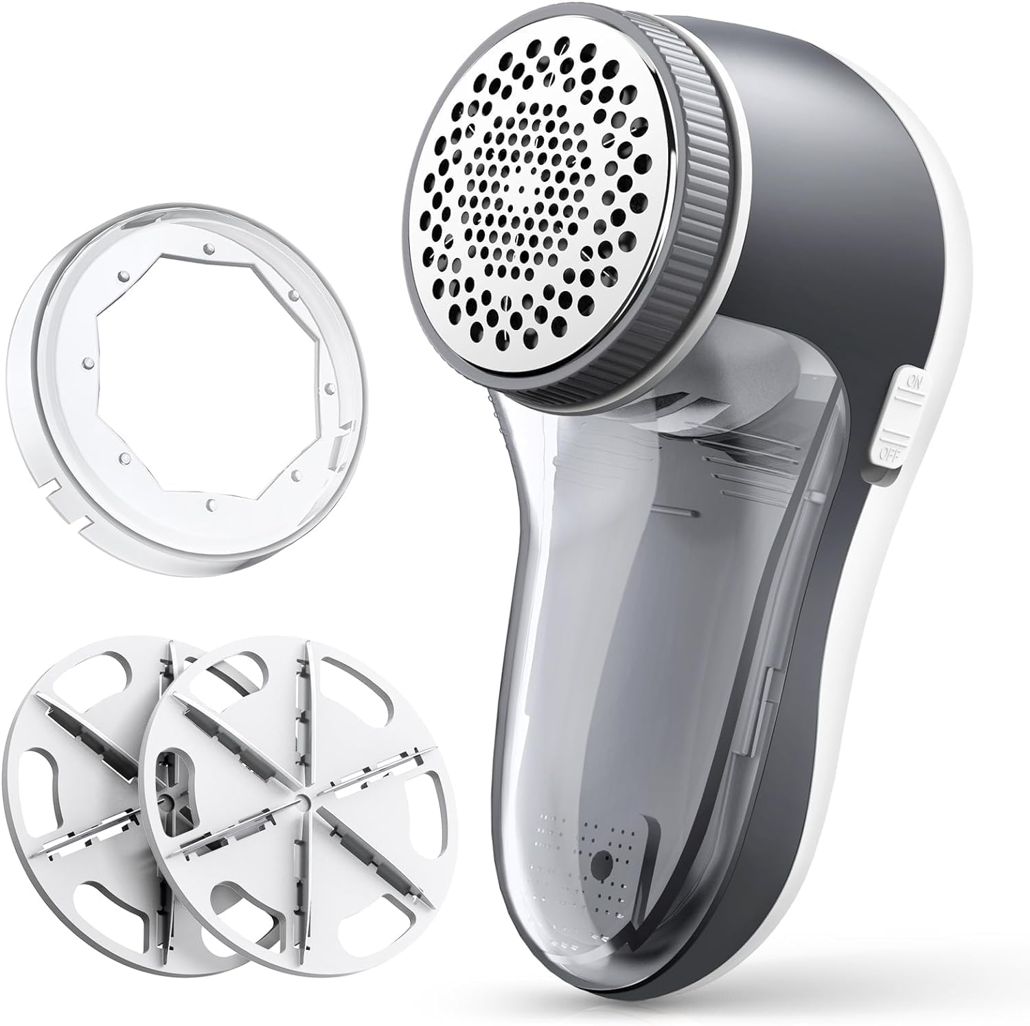 TEKCOOL Fabric Shaver, Lint Remover for Clothes, Electric Lint Shaver with 6-Leaf Blades, Sweater Shavers to Remove Pilling for Clothing, Couch, Furniture, Fuzz, Lint Ball, Pillings, USB Rechargeable