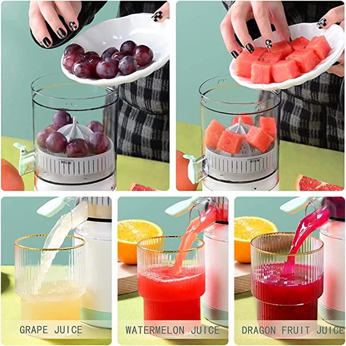 Electric Citrus Juicer, Multi-Purpose High Juice Yield Juicer Machine for Oranges & Mosambi & fruits Ideal for Travel & Kitchen.