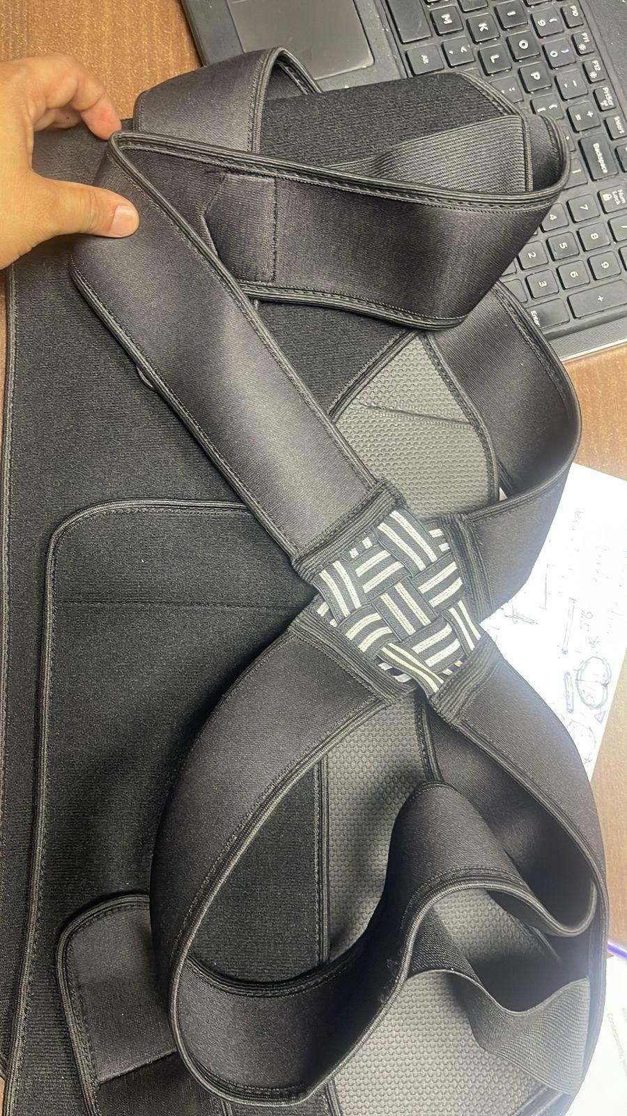 Neoprene X-Cross Posture Corrector Belt Universal Size Shoulder & Back Support Belt | Back Straightener Brace For Spine & Body Posture Correction | Clavicle Support For Unisex | Universal Size