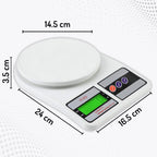 10Kg Kitchen Weight Machine, Digital Scale with LCD Display, Scale for Home Baking, Cooking & Balance Diet. Machine with capacity 10Kg, SF400/A121,Color May Vary
